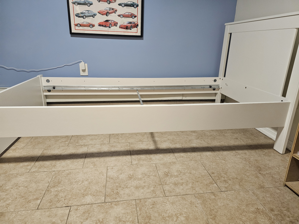 White twin  Bed Frame - photo 5