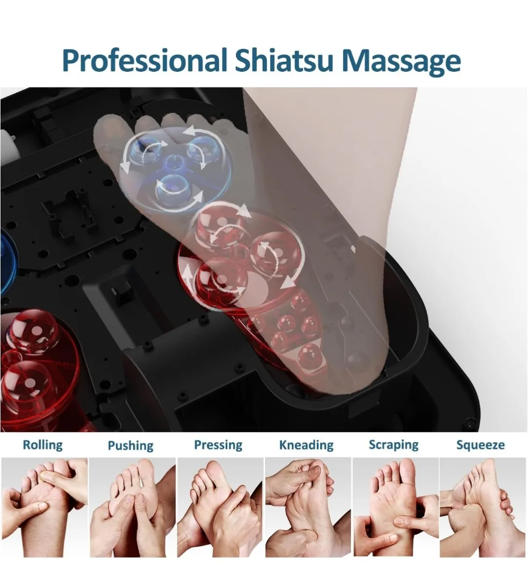 Mountrax Foot Massager Machine with Heat image indicator(3)
