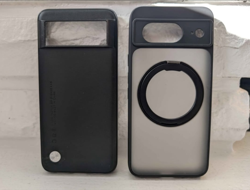 2 Google Pixel 8 Cases - Black