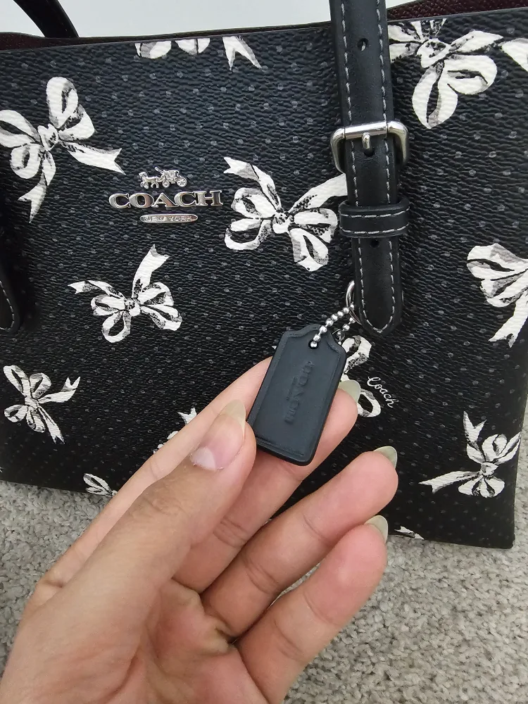 Authentic Coach Mollie Bag with Bow Print image indicator(2)