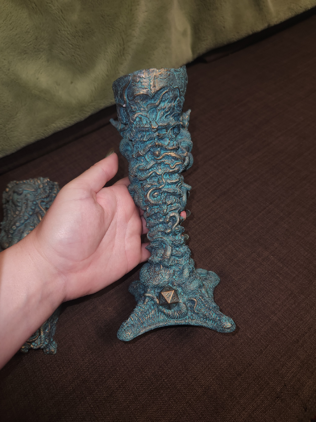 Skull Cthulhu Candle Holder - photo 5