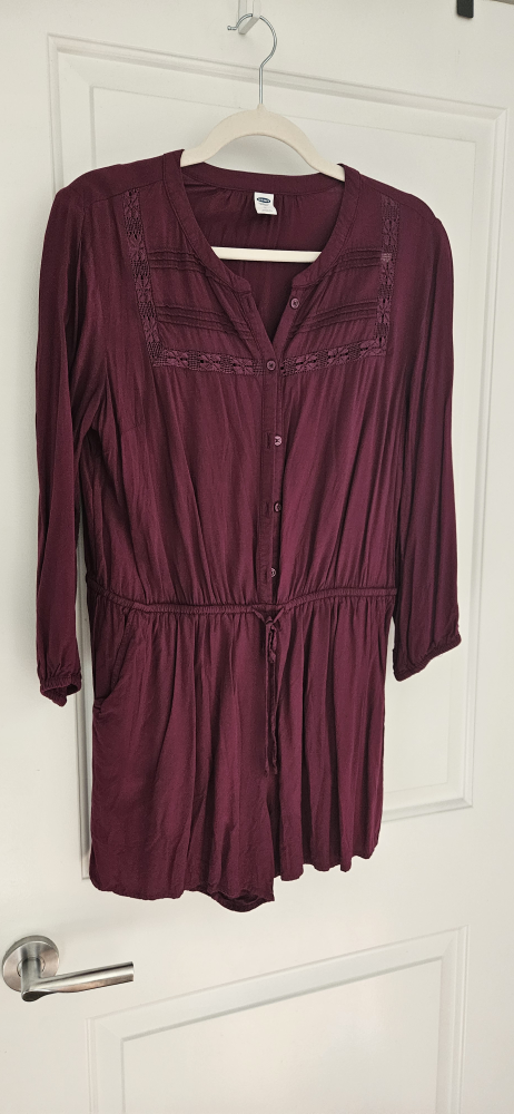 NEGOTIABLE - Old Navy Burgundy Romper - Size S (4) - photo 3