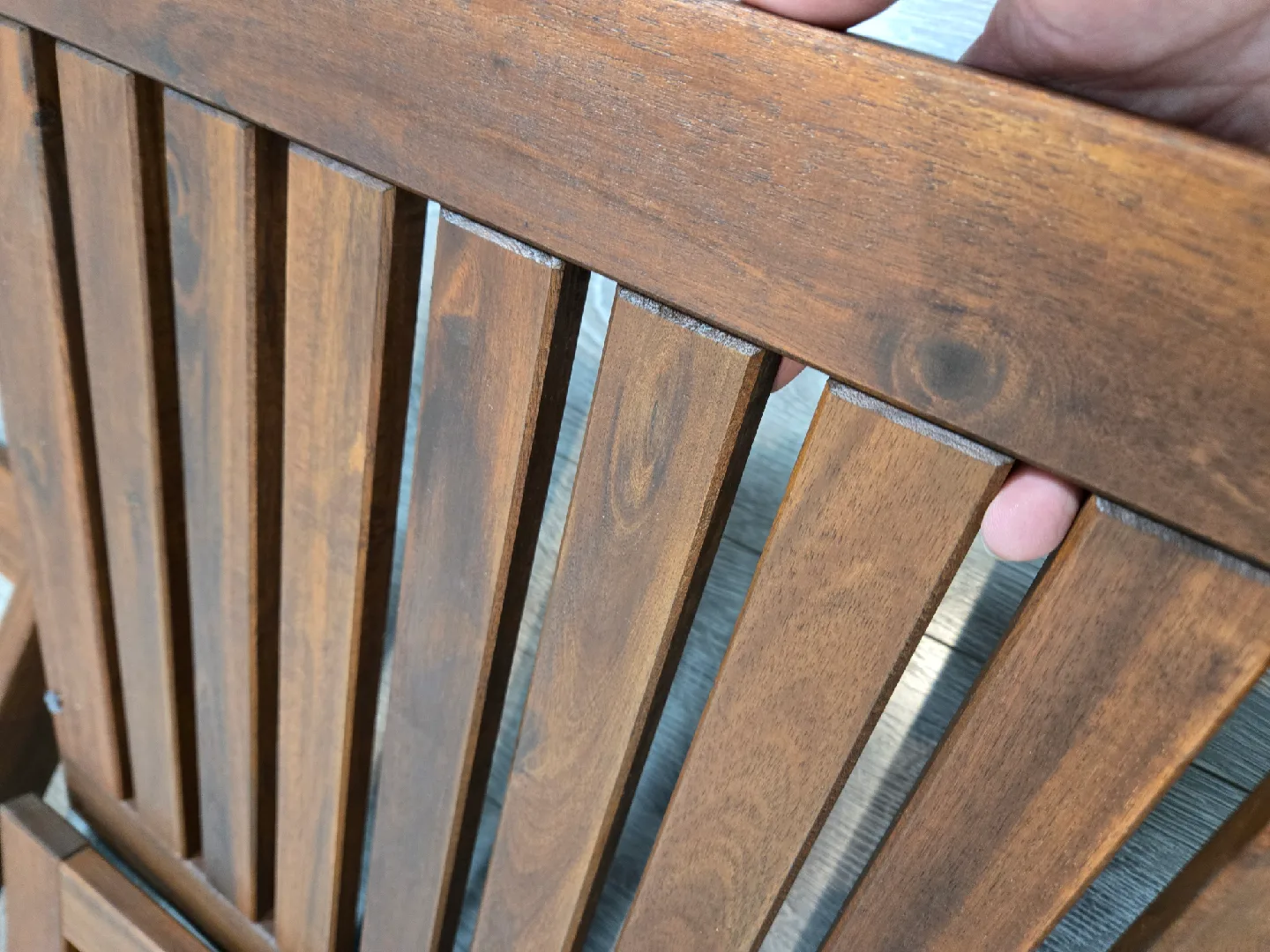 ikea aparo outdoor solidnwood stained chair discontinued image indicator(6)