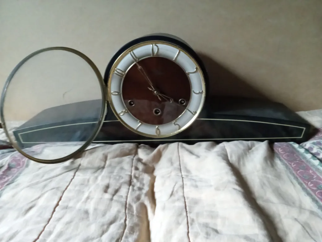 Antique Karl Lauffer Mantle Clock image indicator(2)