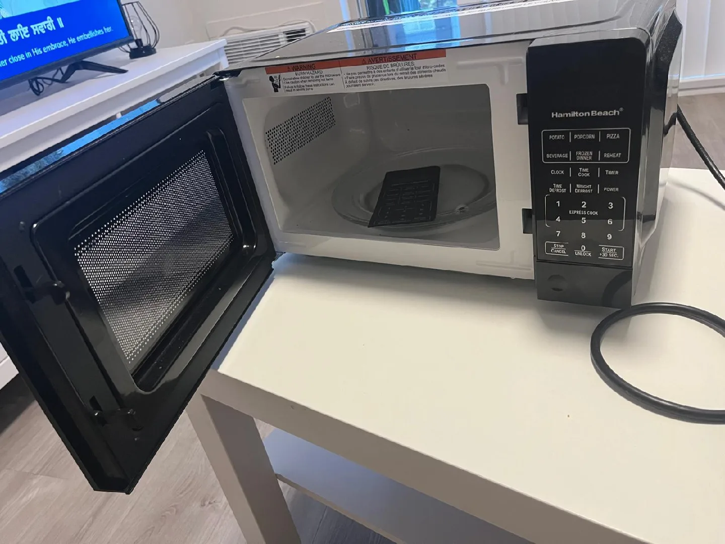 Hamilton Beach Microwave Oven image indicator(2)