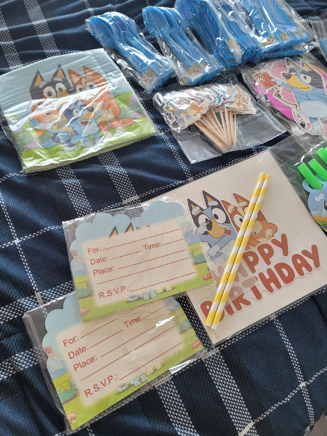 Brand NEW Bluey Birthday Party Set image indicator(6)