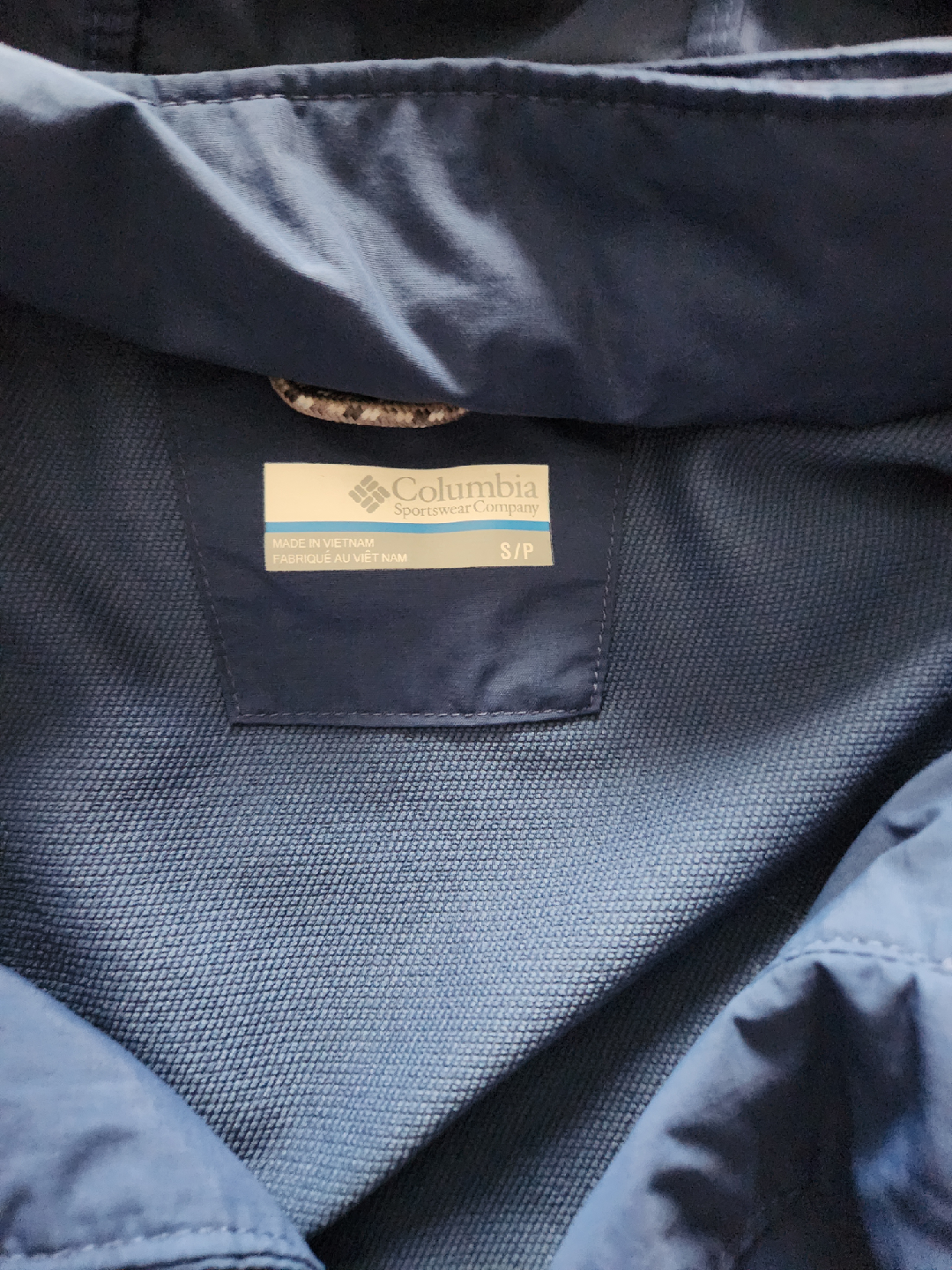 Columbia Blue Hooded Jacket Size S - photo 2