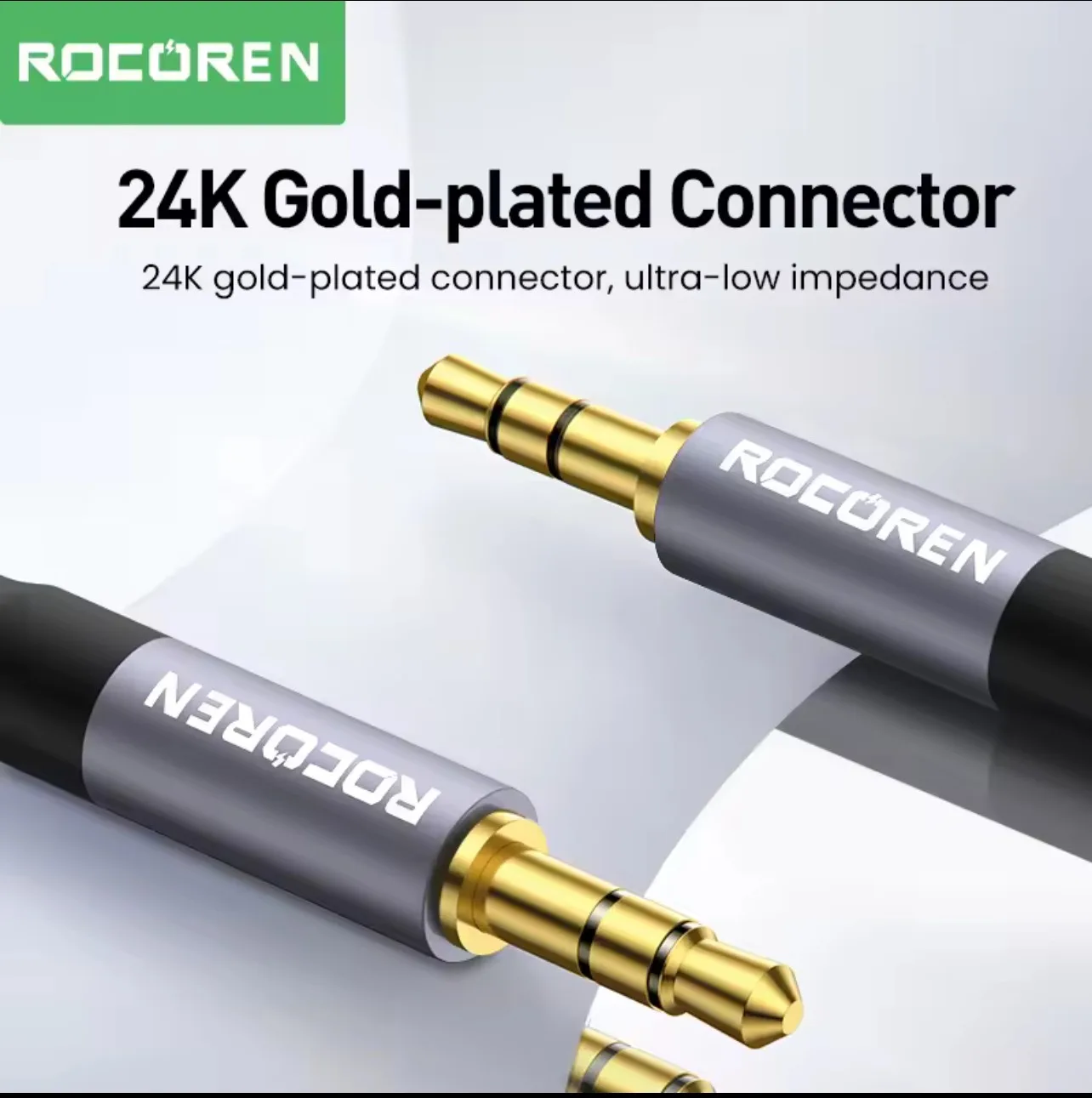 3.5mm Aux Cable, Audio Cable, 0.5m, Male to Male thumbnail