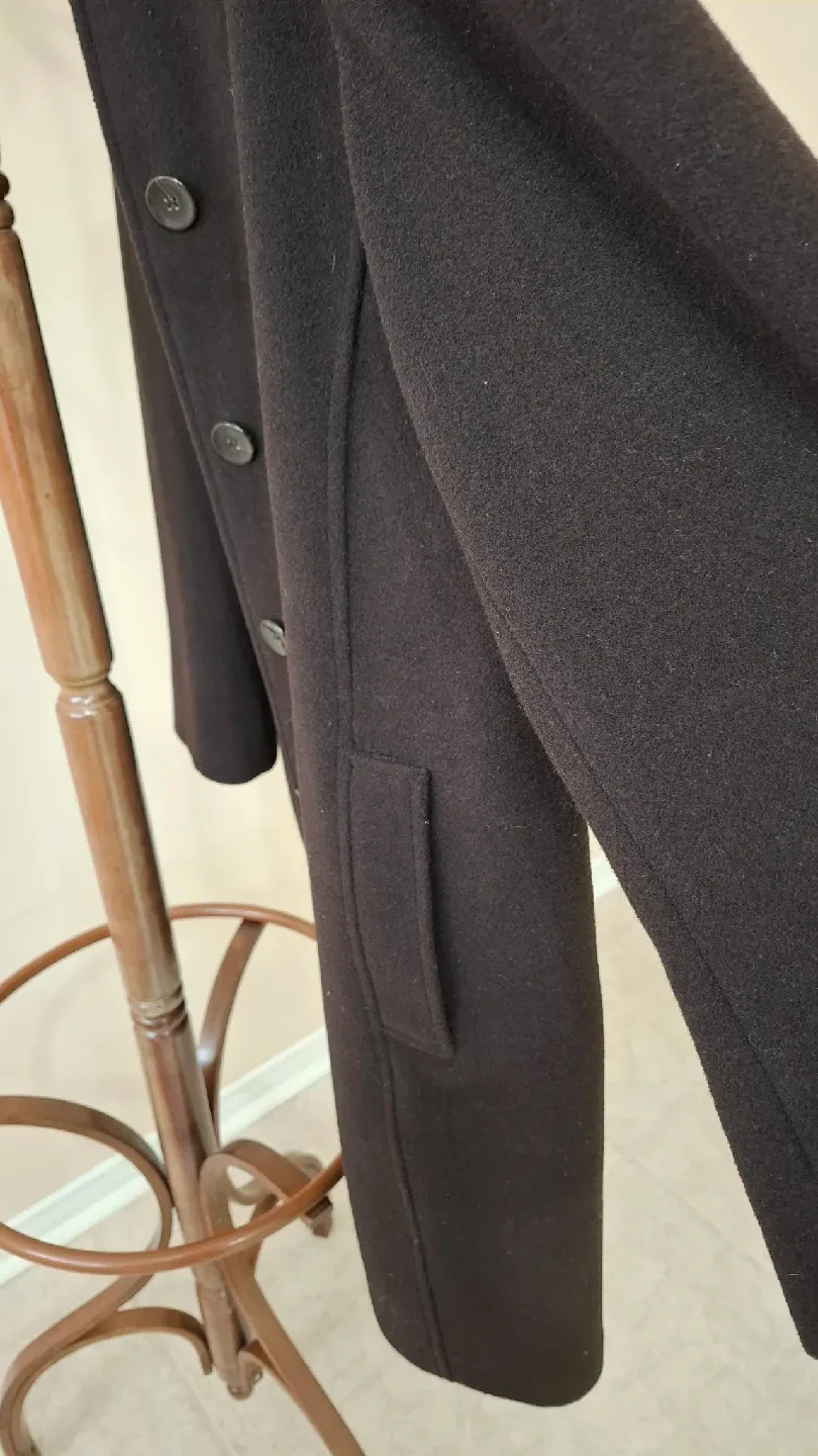 Brown Wool Blend Coat image indicator(4)