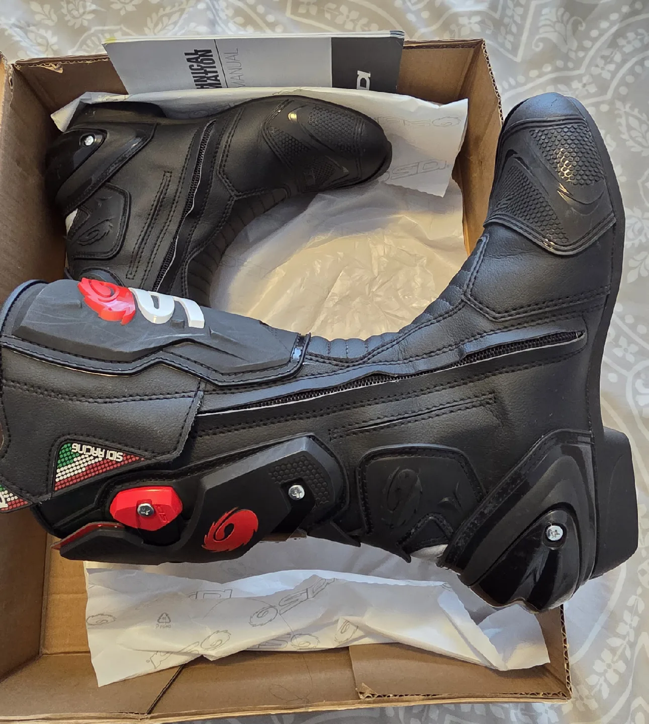 Stivali Vertigo 2 Lei Black Motorcycle Boots - EUR 39 US 7.7 image indicator(2)