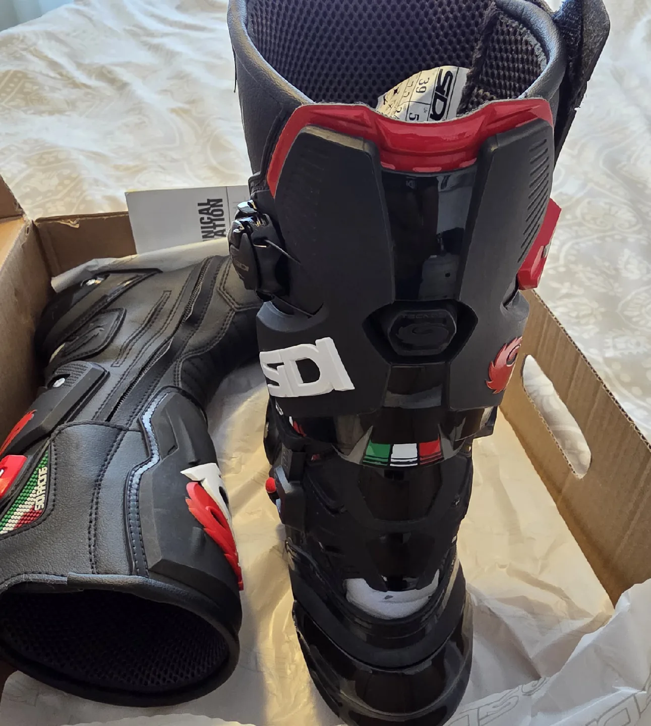 Stivali Vertigo 2 Lei Black Motorcycle Boots - EUR 39 US 7.7 image indicator(5)