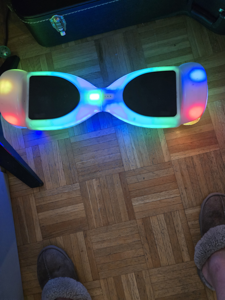 Hoverboard with Yobbey Seat Attachment