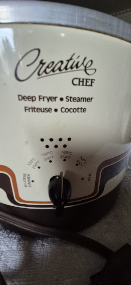 Vintage 1980s Chef Deep Fryer/Steamer - photo 2