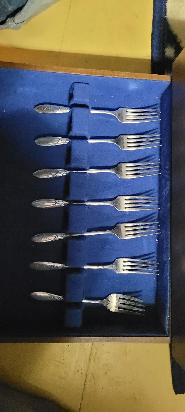 Vintage Silver Plate Flatware Set image indicator(3)