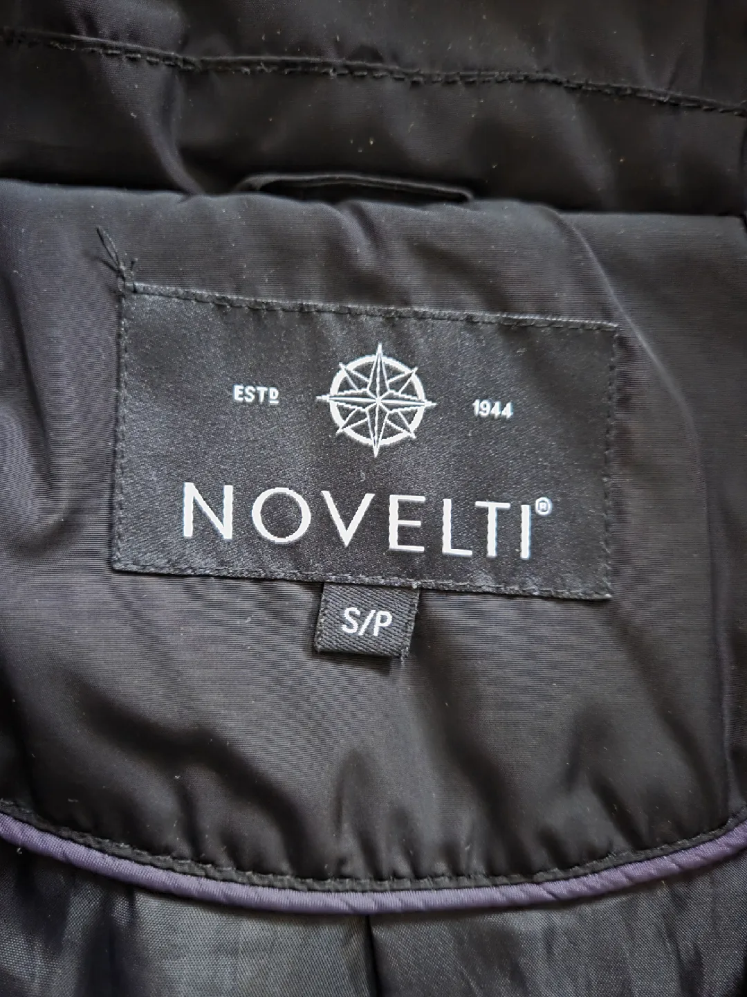 Novelti Long Black Puffer Jacket image indicator(3)