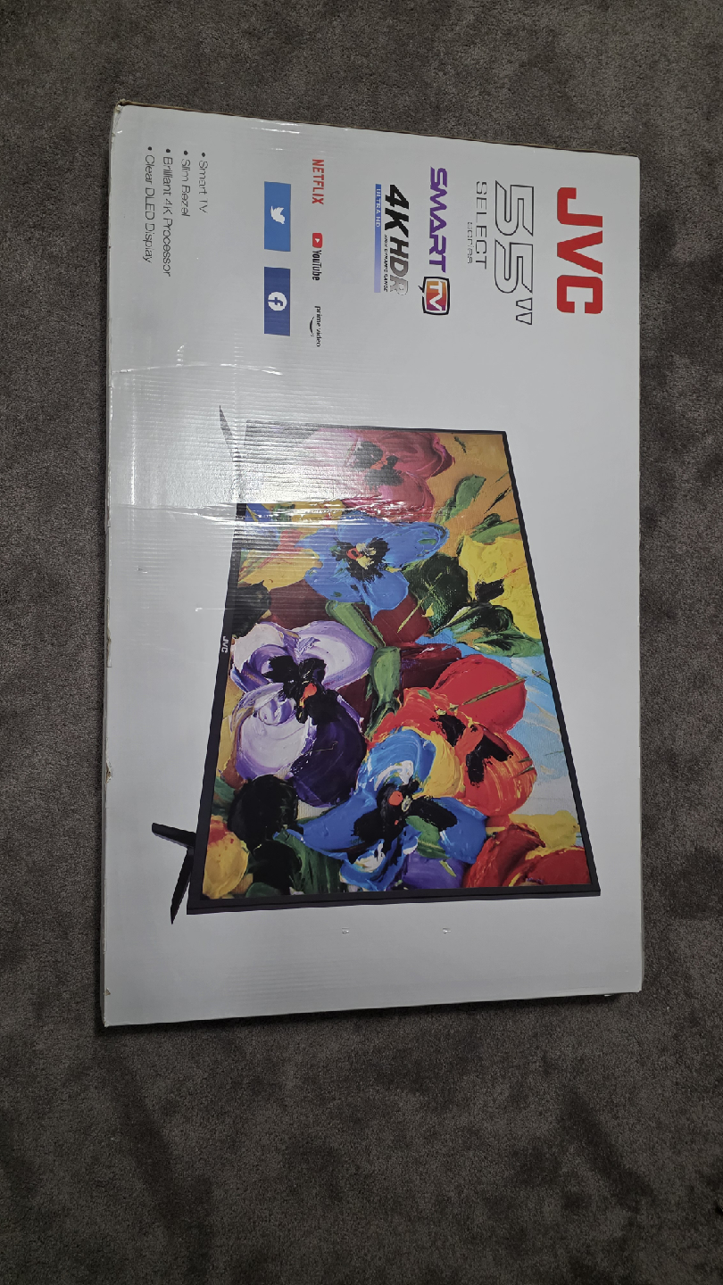 JVC 55" 4K HDR Smart TV - Like New!