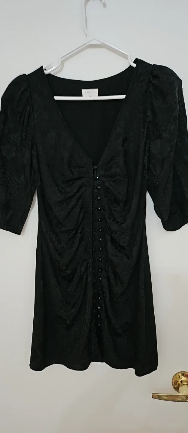 🖤🩶🫶🫶La Vie Rebecca Taylor Black Dress image indicator(2)