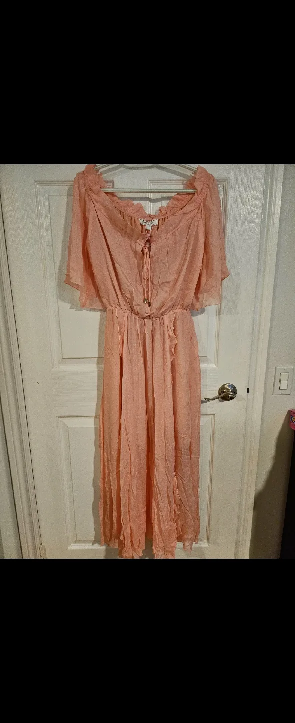 🌷 Beautiful Pink Summer Maxi Dress for Sale! 🌷 thumbnail