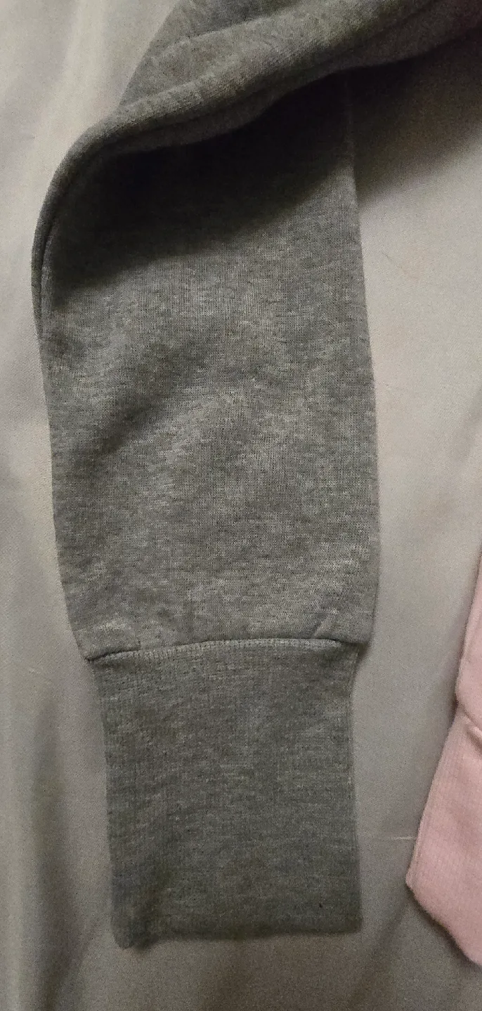 NEW! Funziez Pink & Grey Cat Hoodie! Size Girls 14 - 16 image indicator(4)