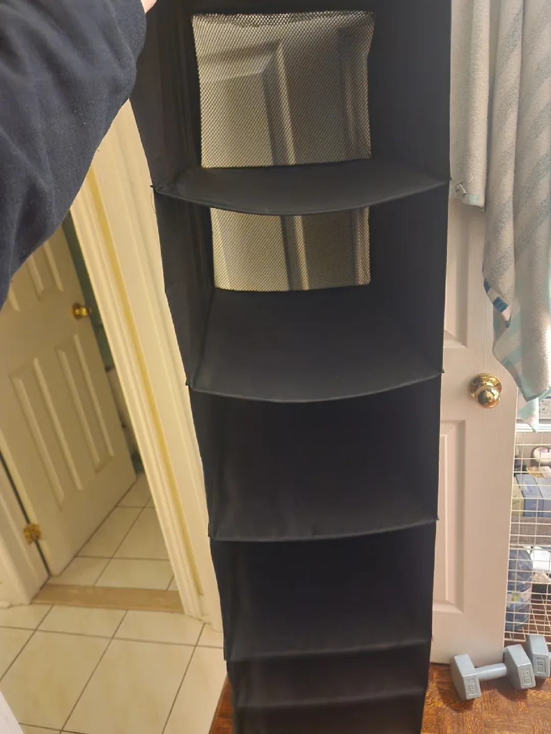 Hanging Closet Organizer - Black