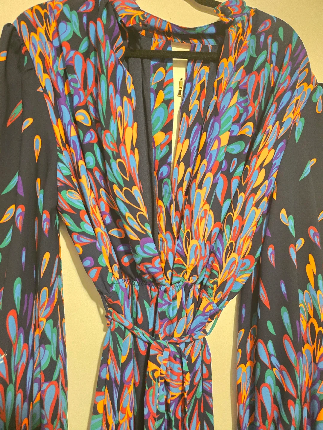 FASHION NOVA Patterned Multicoloured Dress image indicator(4)