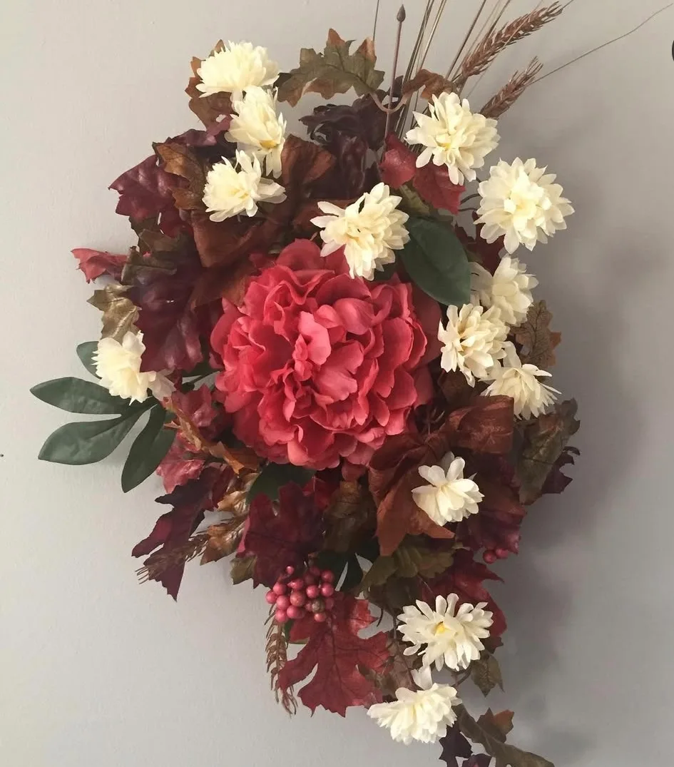 Fall Floral wreath 🧡 image indicator(5)