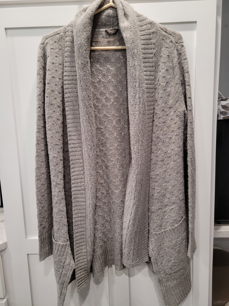 Denver Hayes Grey Cardigan - Size S