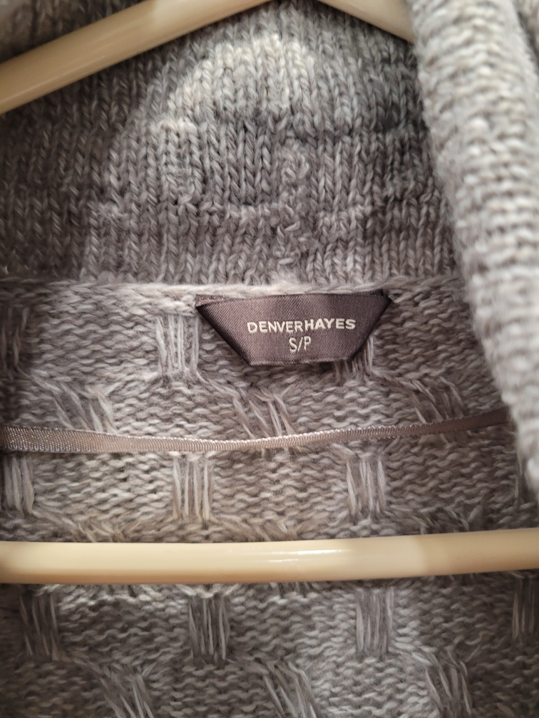 Denver Hayes Grey Cardigan - Size S - photo 2
