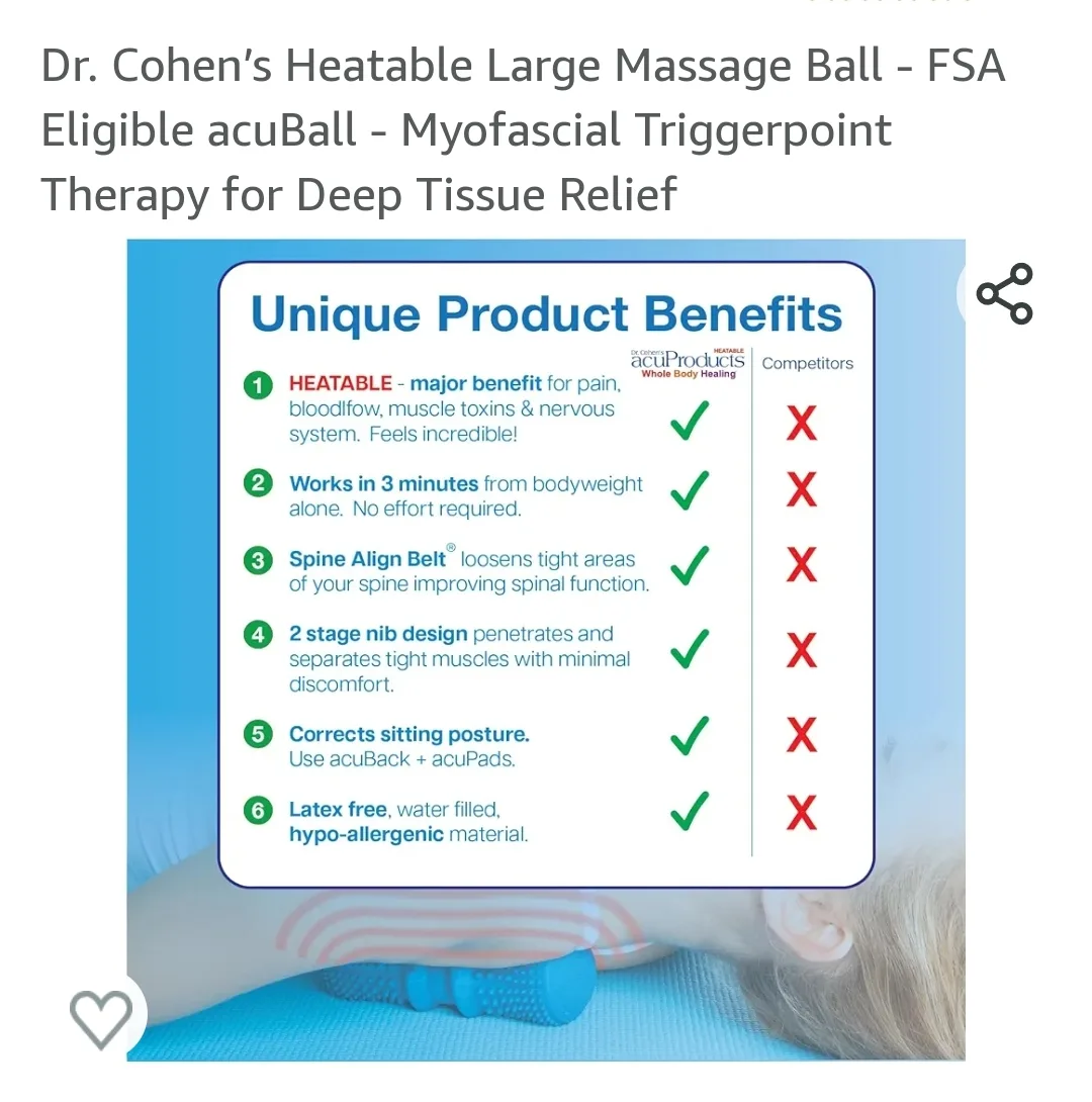 Acuball Heatable Massage Ball image indicator(6)