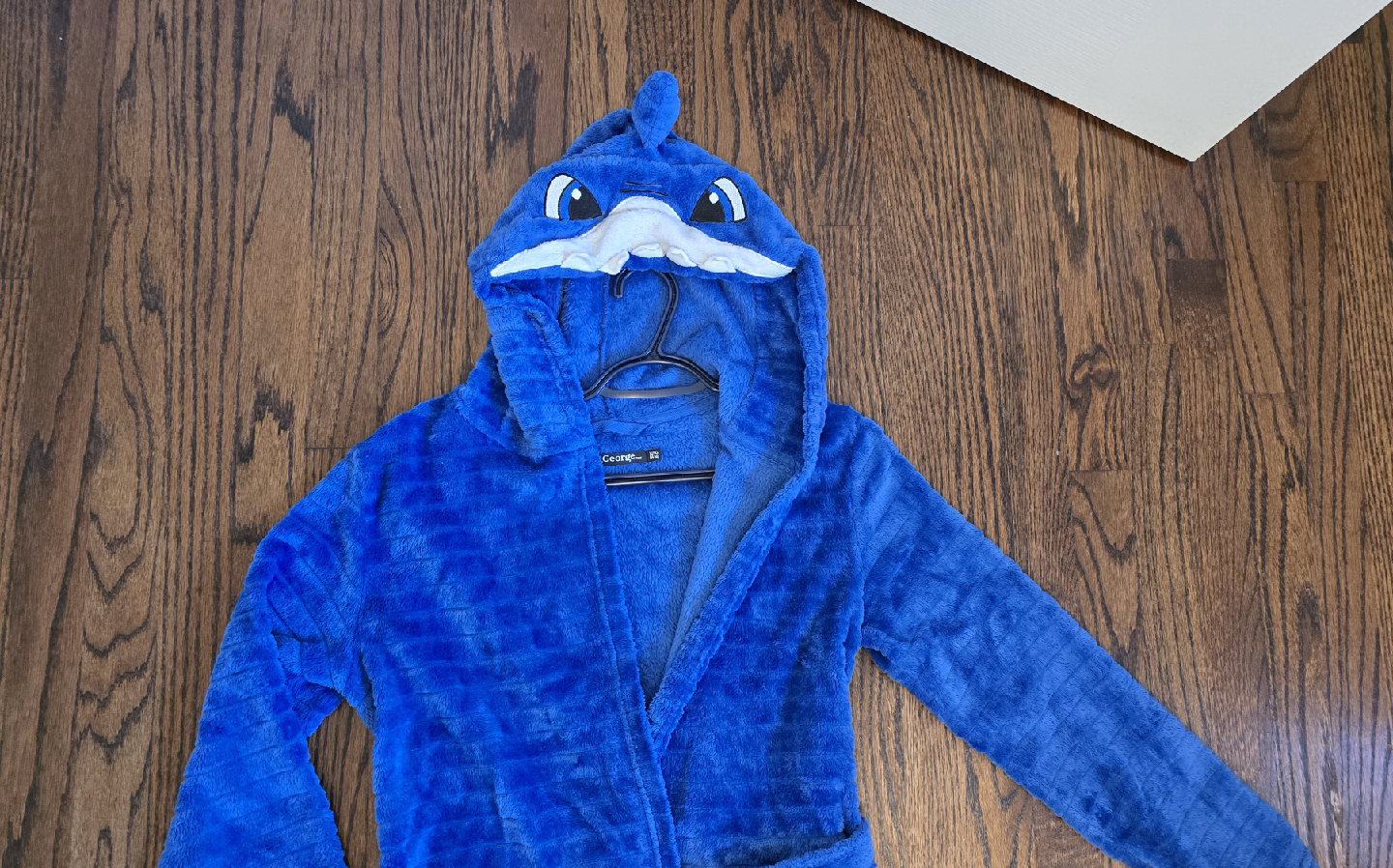 Soft Cozy Shark Robe - Size 14Y - photo 3