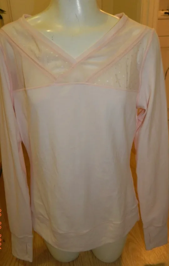 Lululemon just breathe Pink Long Sleeve Top..size 6/8 thumbnail