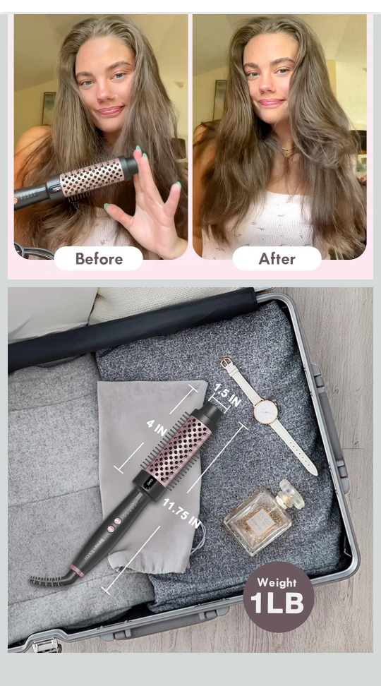 New 1.5 Inch Thermal Brush Blowout with 5 Settings - photo 2