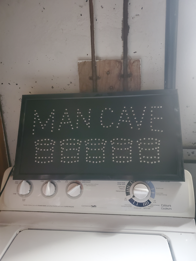 Man Cave LED Sign