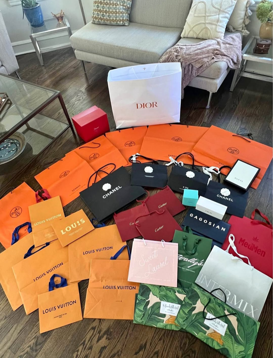 Designer Shopping Bags: Dior, Hermes, Louis Vuitton, Chanel