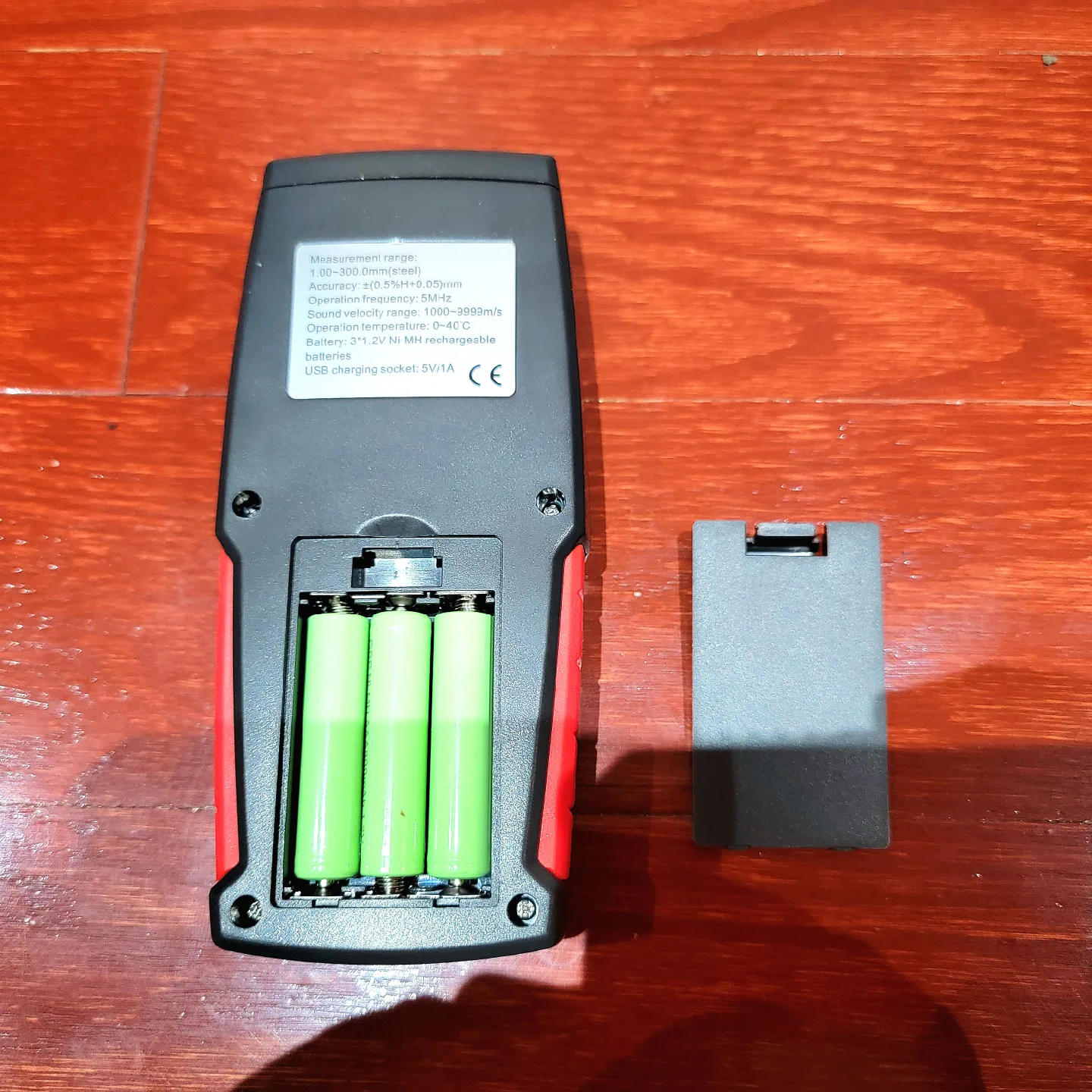 Wintact Digital Ultrasonic Thickness Gauge Tester Meter image indicator(5)