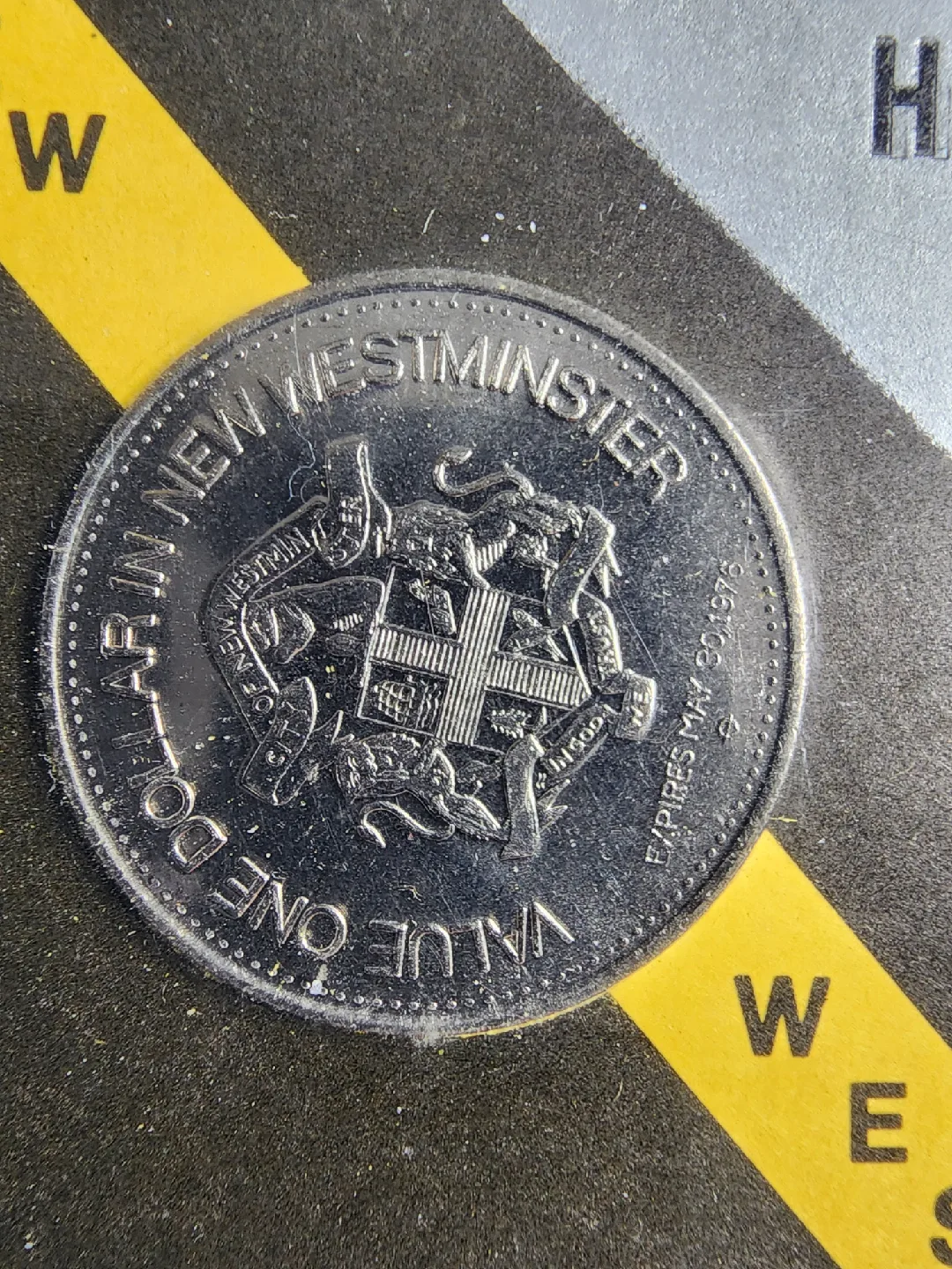1976 Hyack Souvenir Dollar - New Westminster image indicator(3)
