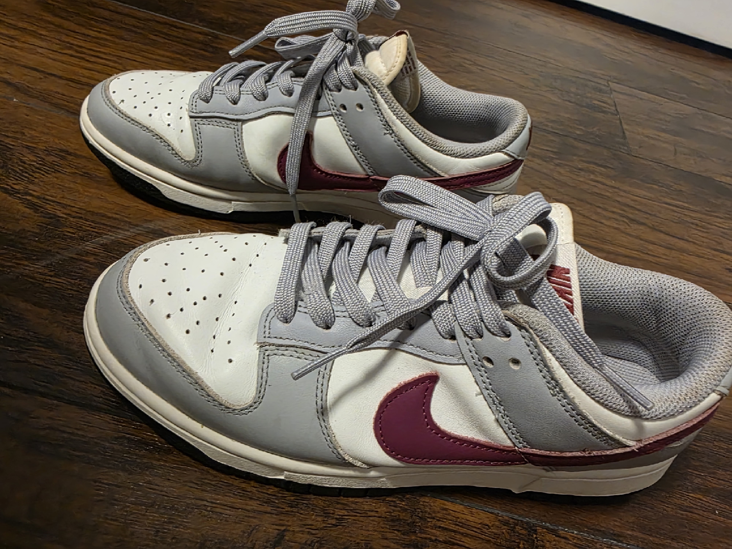 Nike Dunk Low Grey/White Size 6.5 - photo 2