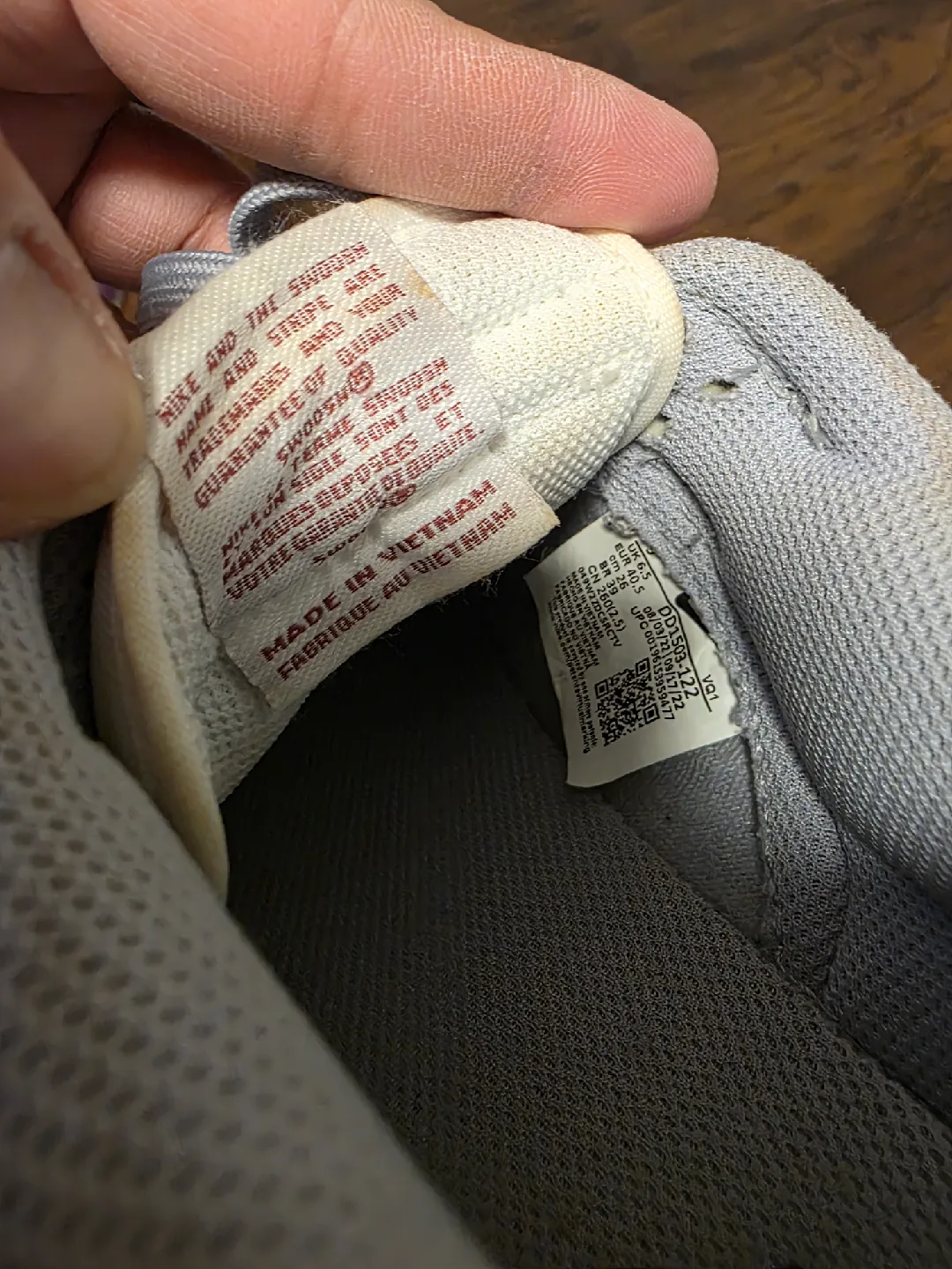 Nike Dunk Low Grey/White Size 6.5 image indicator(4)