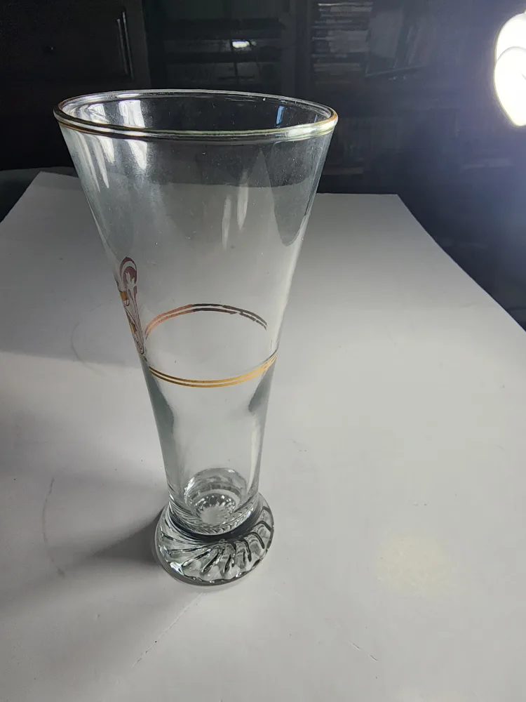 Vintage 1988 Calgary Olympics Tall Glass image indicator(4)