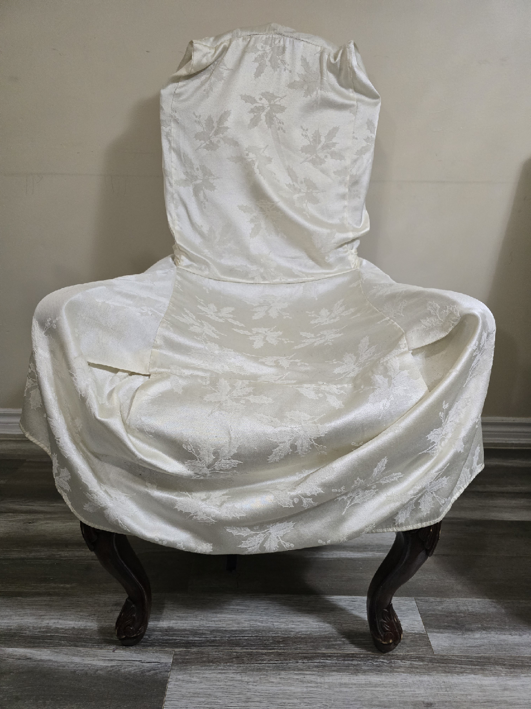 Ornate Brown Upholstered Dining Chair - photo 5