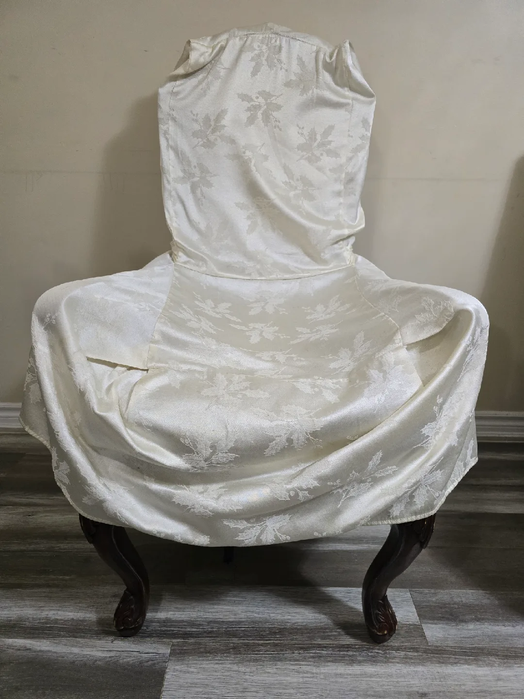 Ornate Brown Upholstered Dining Chair image indicator(5)