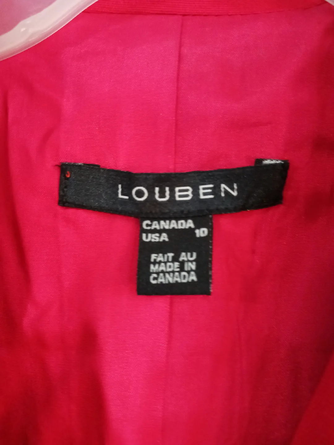 Louben Red Blazer - Size 10 image indicator(2)