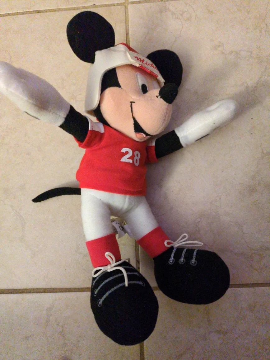 Mickey Mouse Football Plush Toy