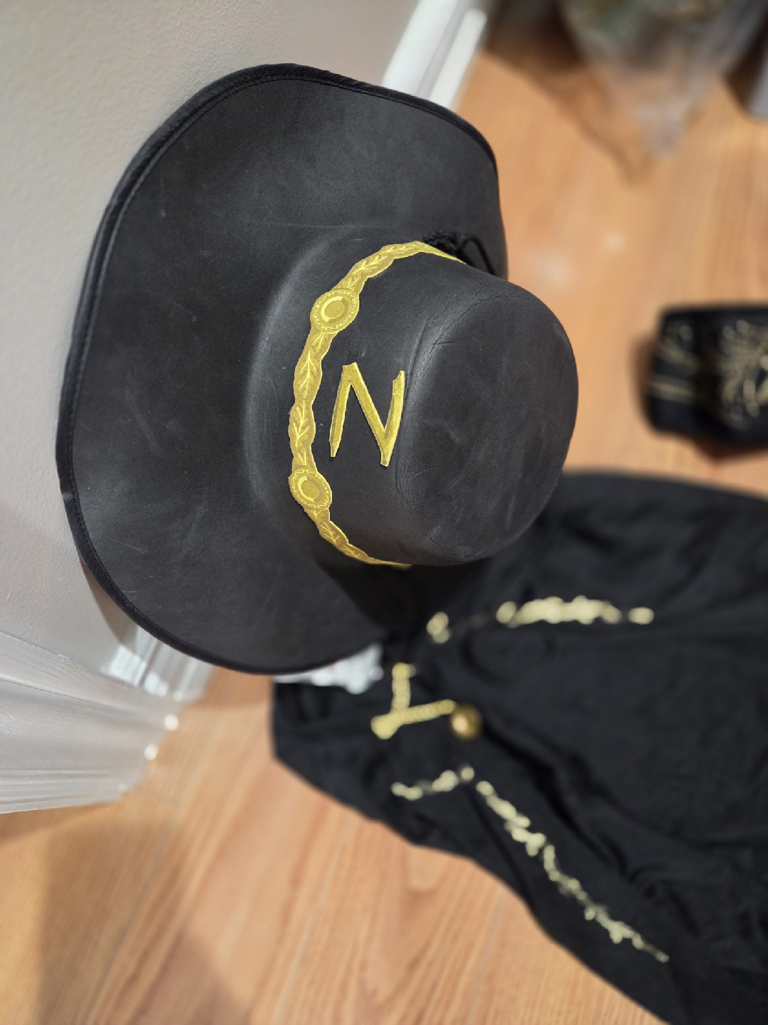 Zorro Costume - Hat, Cape, and Belt