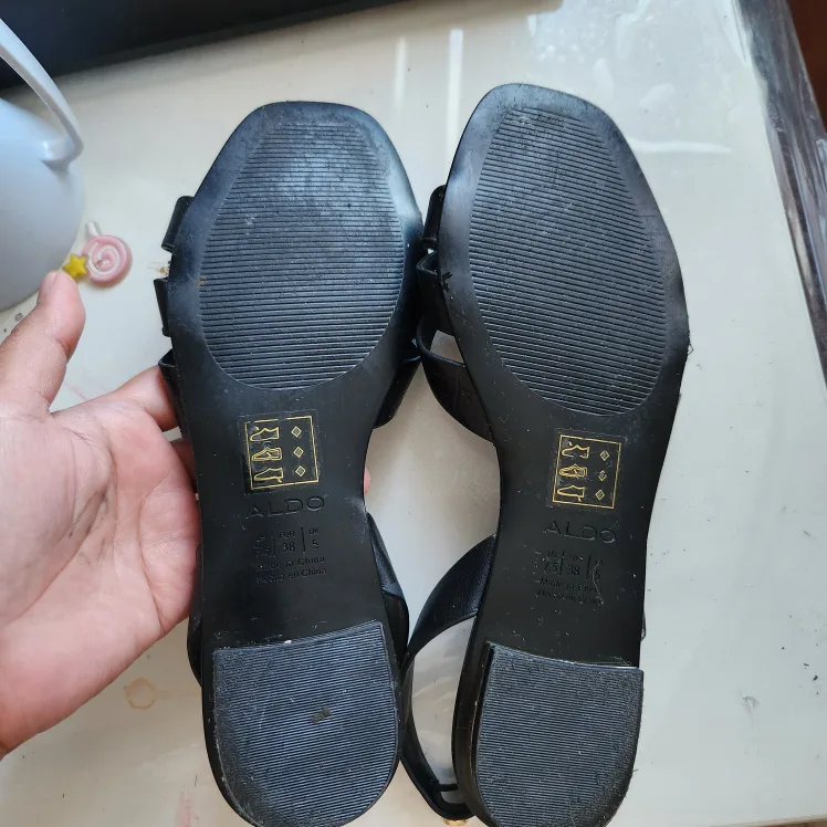 Aldo Black Sandals - Size 7.5 image indicator(2)
