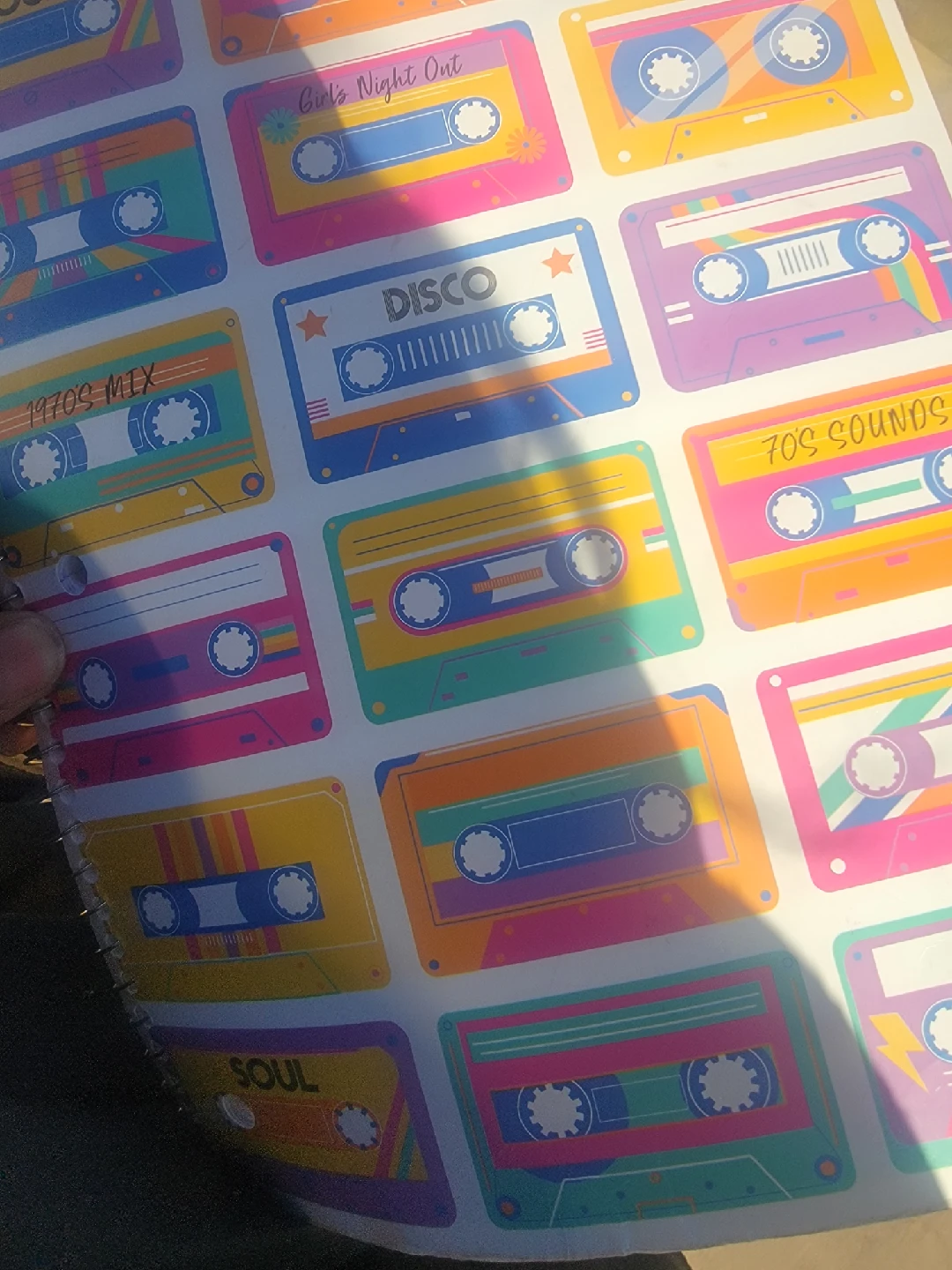 Retro Cassette Tape Notebook