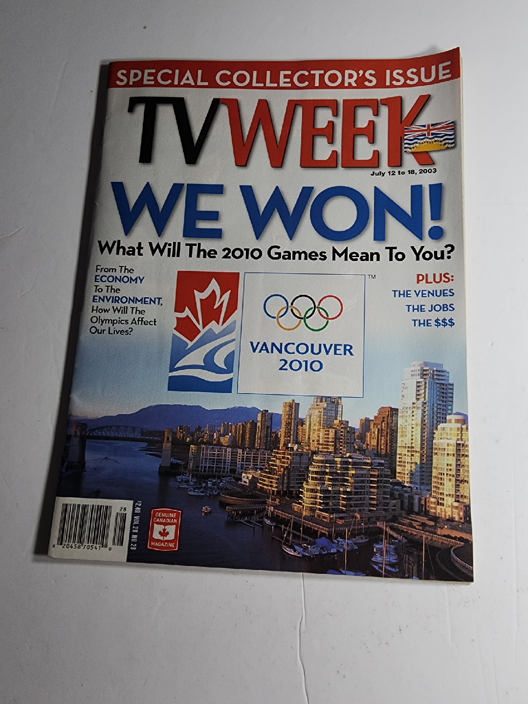 TV Week - Vancouver 2010 Olympics Collector's Issue