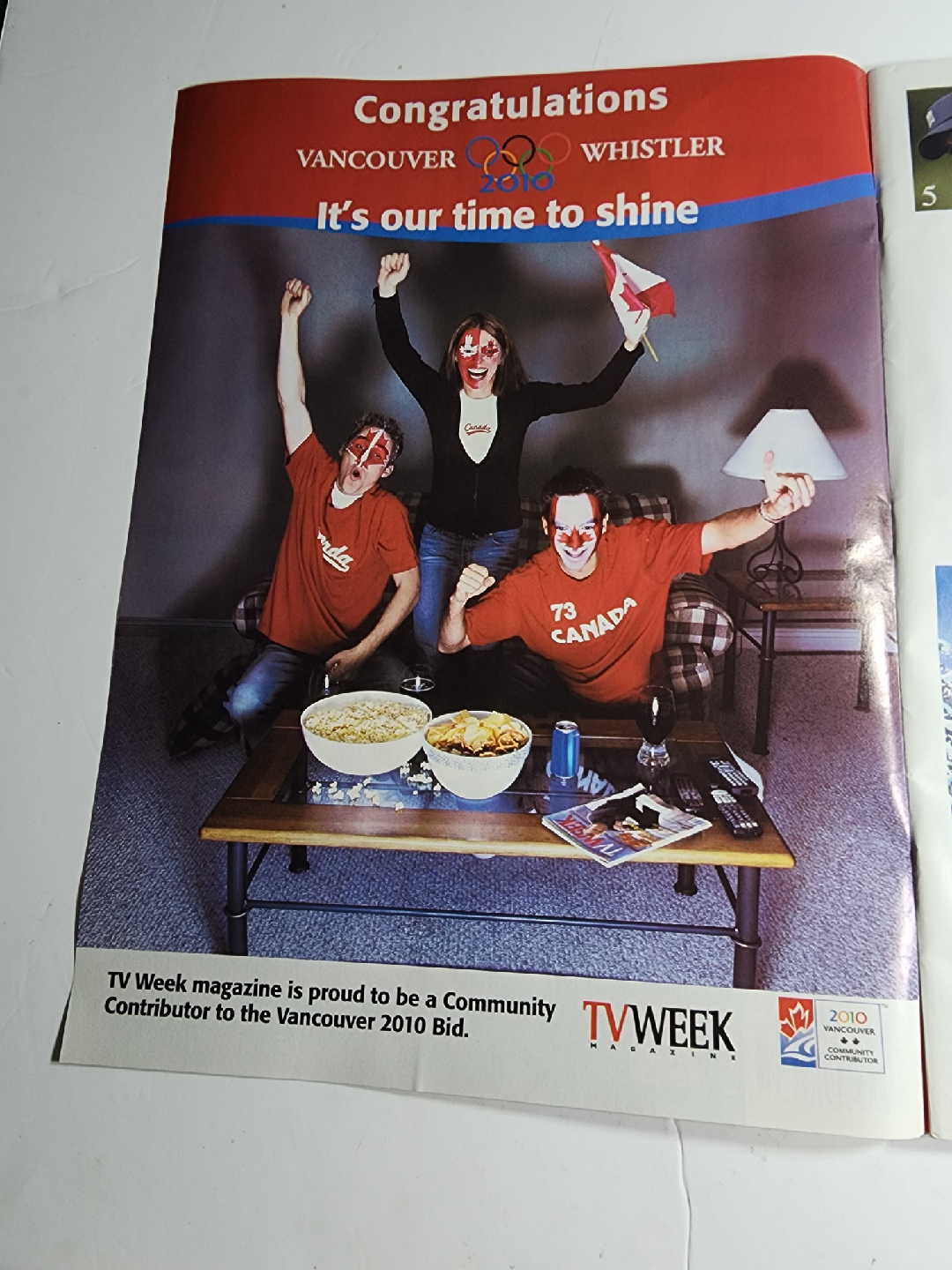 TV Week - Vancouver 2010 Olympics Collector's Issue - photo 2