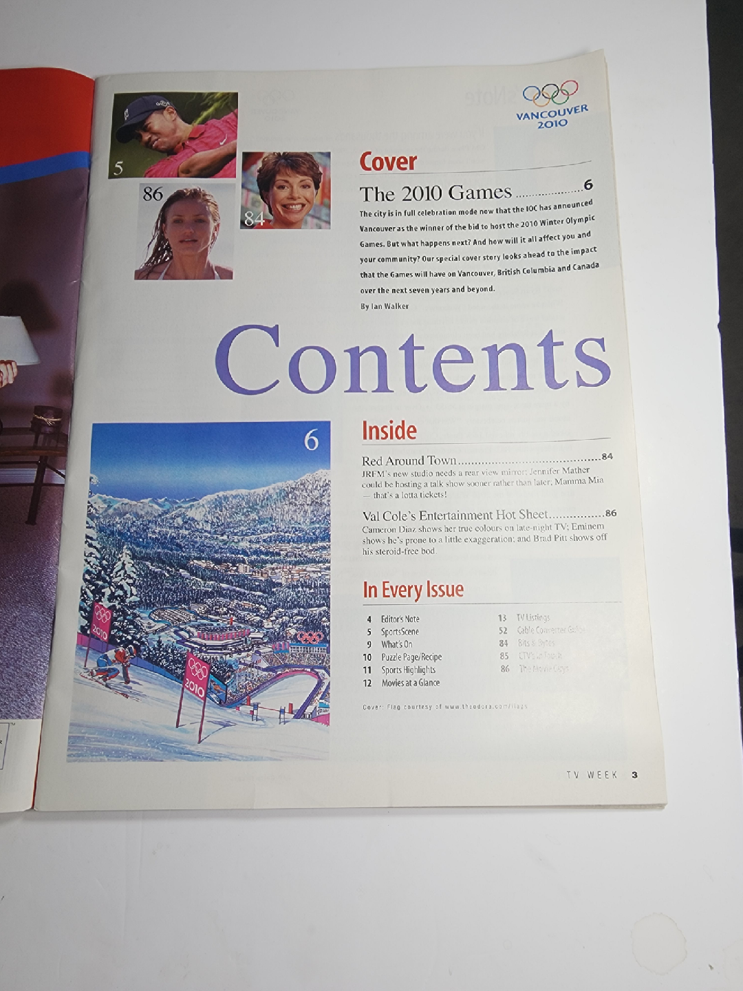 TV Week - Vancouver 2010 Olympics Collector's Issue - photo 3