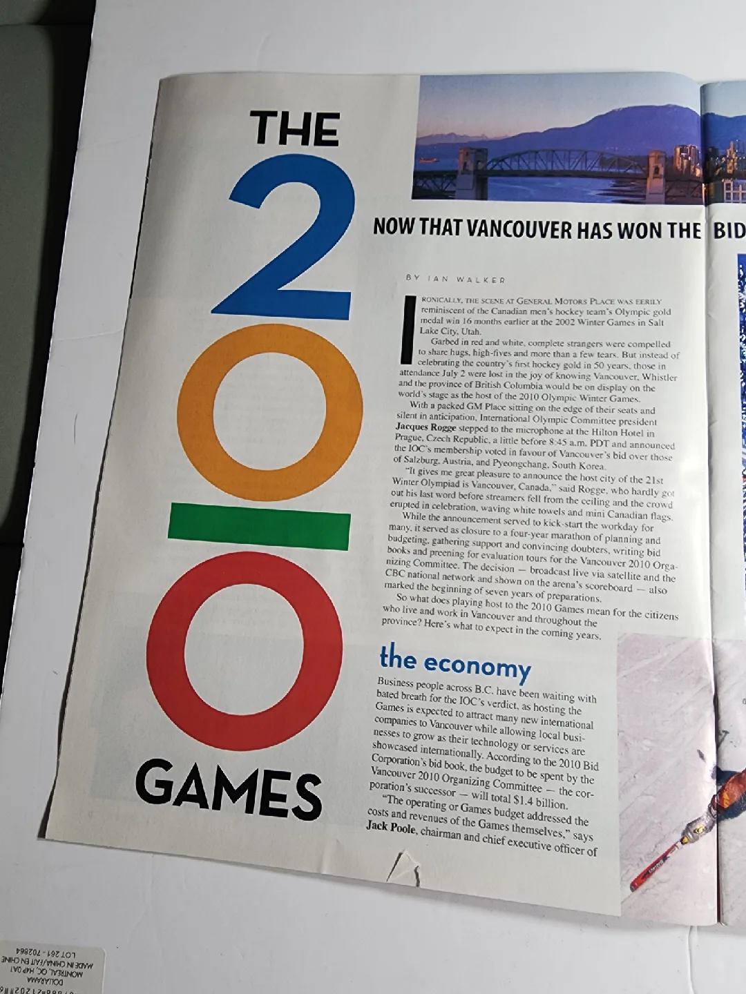 TV Week - Vancouver 2010 Olympics Collector's Issue image indicator(6)